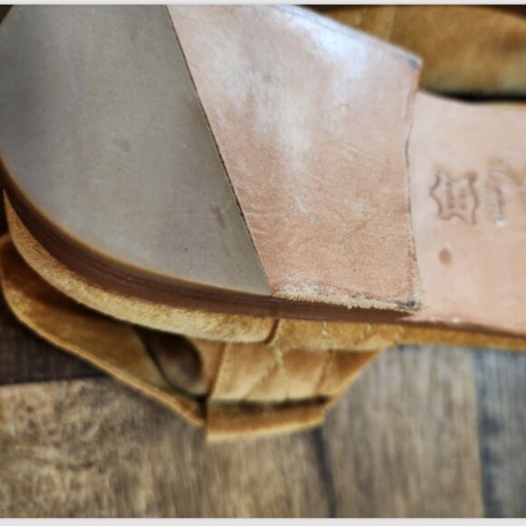 Joie Pinyon Western Boho Suede Pull On Ankle Booties - Picture 11 of 15